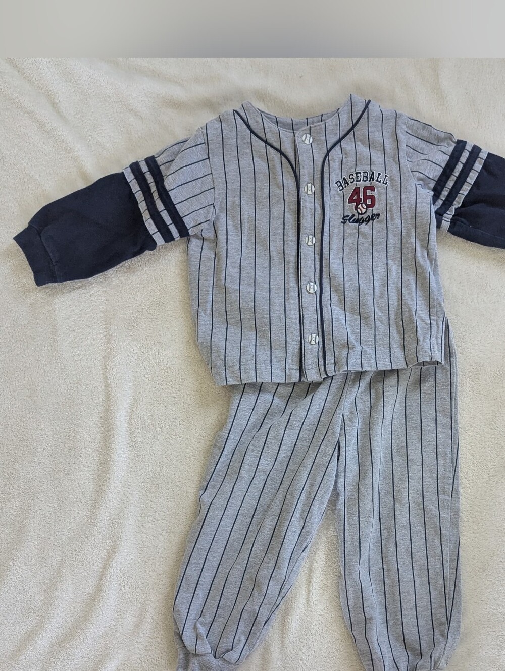 Vintage Miniwear Baseball Outfit Size 24 months